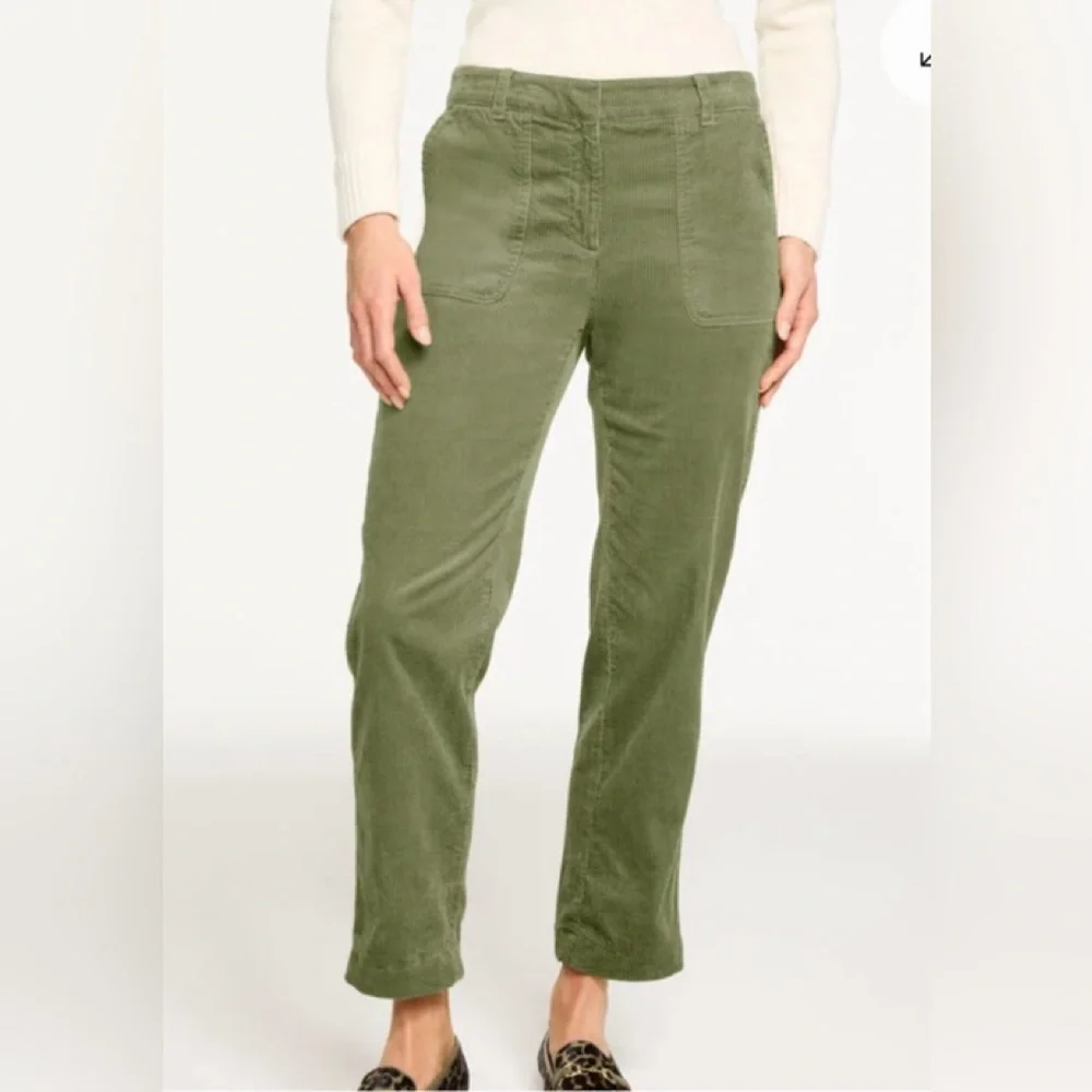 Talbots Spring Green Corduroy Pants, size 8P